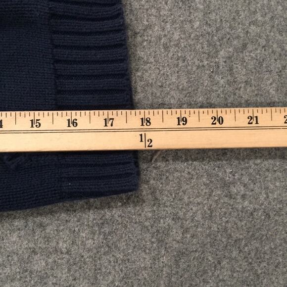 Old Navy Boys 5T Navy Blue Knit Zipper Cardigan Sweater 100% Cotton - Picture 7 of 7